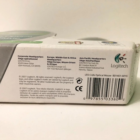 Logitech LX5 Cordless Button  Scroll Optical Mouse - Picture 6 of 16